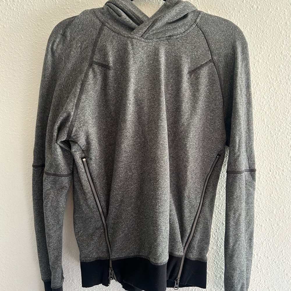 lululemon athletica Women's Charcoal Gray Zip-Up Hoodie